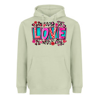 Matcha Love Valentine Heavyweight Hoodie - CowhideDigitalArt