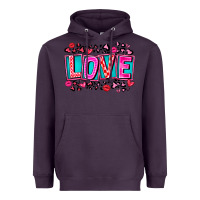 Plum Love Valentine Heavyweight Hoodie - CowhideDigitalArt