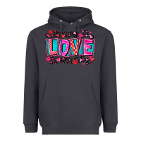 Smoke Love Valentine Heavyweight Hoodie - CowhideDigitalArt