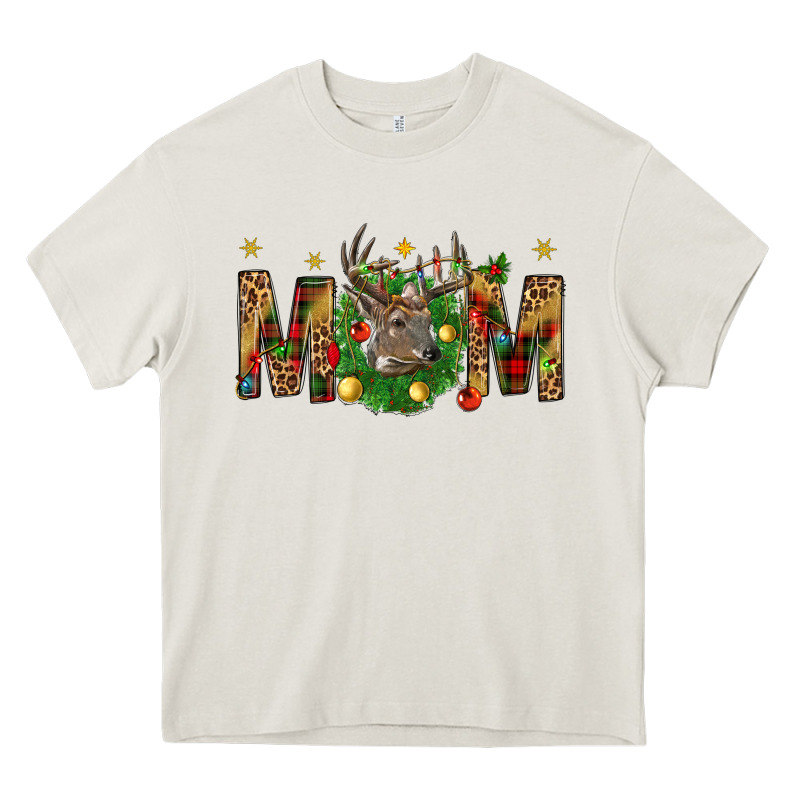 Western Mom With Reindeer Heavy Core Tee by BundleAndBundleShop | Teevron