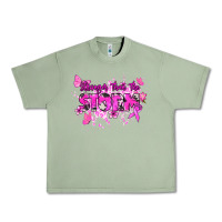Oil Green Stronger than the storm Cancer Awareness Urban Heavy Tee - HowdyJamesFarm