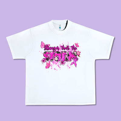 Stronger Than The Storm Cancer Awareness Urban Heavy Tee Designed By Howdyjamesfarm