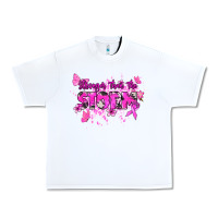 White Stronger than the storm Cancer Awareness Urban Heavy Tee - HowdyJamesFarm