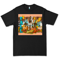 Black fall with baby goat Premium Tee - LillyAllenDesigns