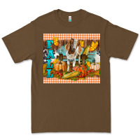 Cacao fall with baby goat Premium Tee - LillyAllenDesigns