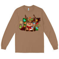 Toasted Coconut reindeer joy christmas Long Sleeve Tee - CowGirlArtShop
