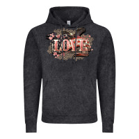 Vintage Black Love America 4th of july Vintage Hoodie - HowdyJamesFarm