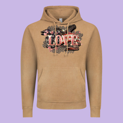 Love America 4th Of July Vintage Hoodie Designed By Howdyjamesfarm