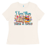 Bone i love them thick and spicy Ladies Tee - Artiststas