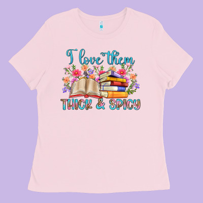 I Love Them Thick And Spicy Ladies Tee Designed By Artiststas