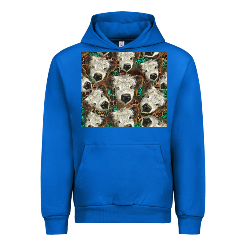 White Scottish Calf Urban Hoodie by BarkalooDesign | Teevron