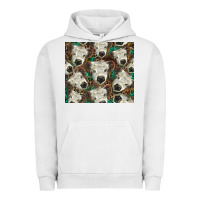 Pigment Lunar Rock white Scottish calf Urban Hoodie - BarkalooDesign
