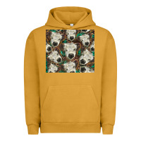 Pigment Peanut Butter white Scottish calf Urban Hoodie - BarkalooDesign