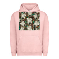 Pigment Salmon white Scottish calf Urban Hoodie - BarkalooDesign