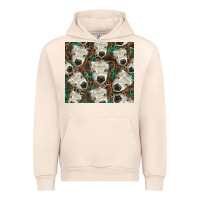 Sandshell white Scottish calf Urban Hoodie - BarkalooDesign