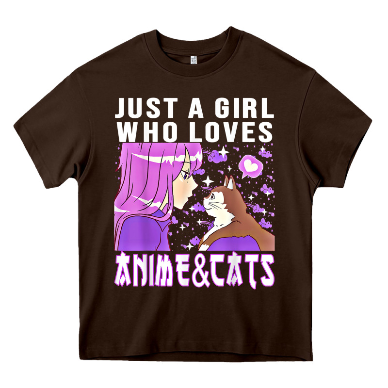 Anime Cat Anime Stuff Heavy Core Tee by lanVoArt | Teevron
