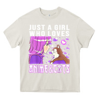 Cream anime cat anime stuff Heavy Core Tee - lanVoArt