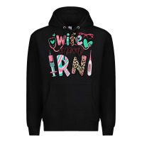 Black wife mom rn registered nurse Premium Hoodie - RanaPortraitStore