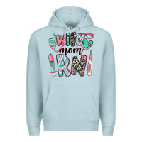 Blue Mist wife mom rn registered nurse Premium Hoodie - RanaPortraitStore