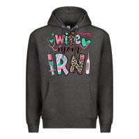 Charcoal Heather wife mom rn registered nurse Premium Hoodie - RanaPortraitStore