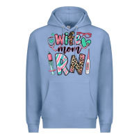 Colony Blue wife mom rn registered nurse Premium Hoodie - RanaPortraitStore
