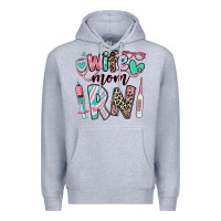Heather Grey wife mom rn registered nurse Premium Hoodie - RanaPortraitStore