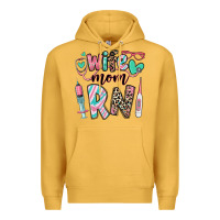Mustard wife mom rn registered nurse Premium Hoodie - RanaPortraitStore