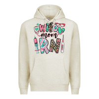 Oatmeal Heather wife mom rn registered nurse Premium Hoodie - RanaPortraitStore