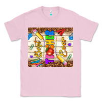 Bubblegum Pink best teacher ever Classic Tee - NancyCooperArtShop