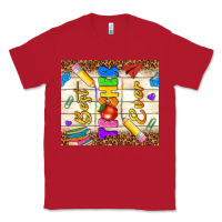 Red best teacher ever Classic Tee - NancyCooperArtShop