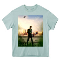 Arona green arrow Heavy Core Tee - lanVoArt