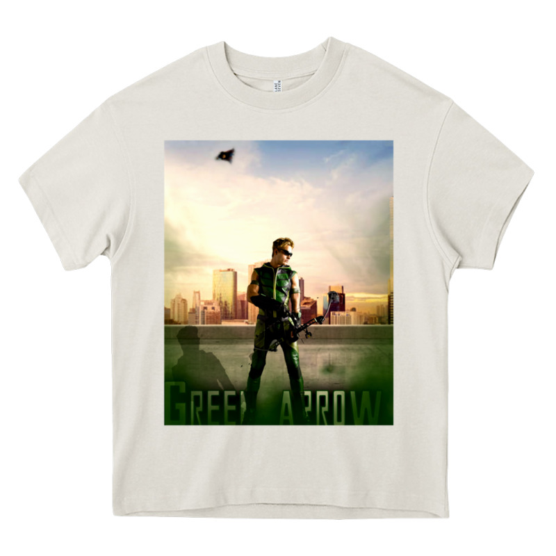 Green Arrow Heavy Core Tee by lanVoArt | Teevron