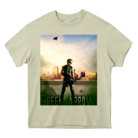 Mossy green arrow Heavy Core Tee - lanVoArt