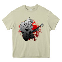 Mossy Guitar Player Gift Guitarist Guitar Heavy Core Tee - lanVoArt