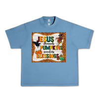 Pebble Blue jesus flannel's pumpkins blessings Urban Heavy Tee - TumblerDesignByShophia