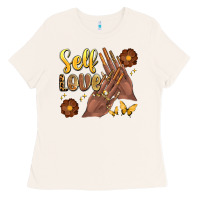 Bone black woman self love nails Ladies Tee - Artiststas