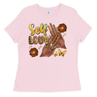 Bubblegum Pink black woman self love nails Ladies Tee - Artiststas