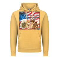 Vintage Mustard god bless the usa Vintage Hoodie - TumblerDesignByShophia