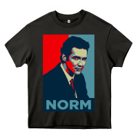 Asphalt norm macdonald political poster Heavy Core Tee - lanVoArt