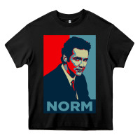 Black norm macdonald political poster Heavy Core Tee - lanVoArt