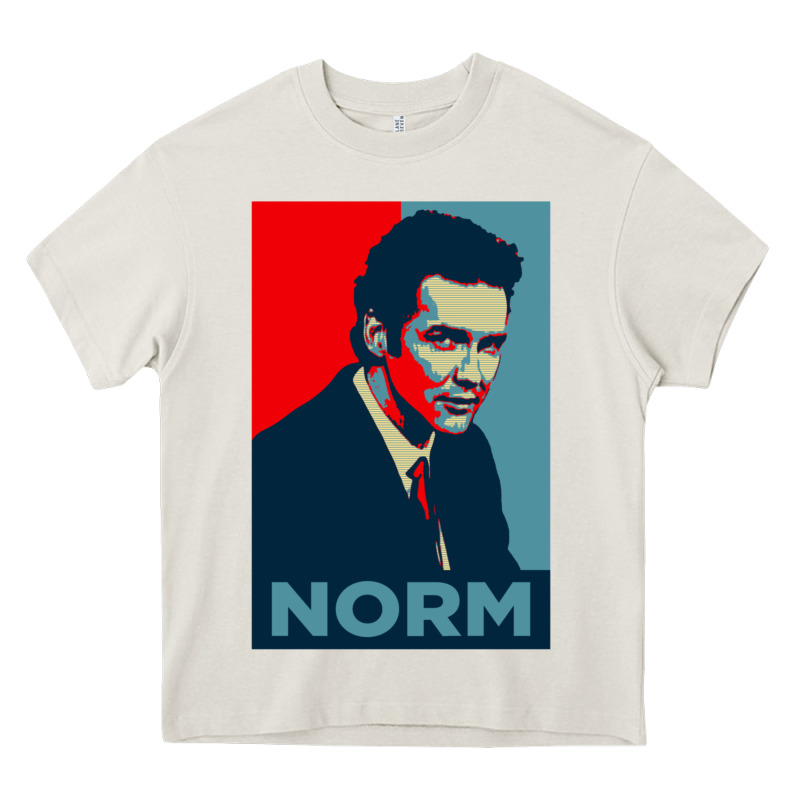 Norm Macdonald Political Poster Heavy Core Tee by lanVoArt | Teevron