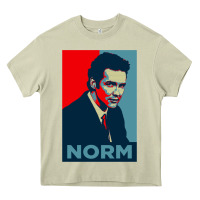 Mossy norm macdonald political poster Heavy Core Tee - lanVoArt