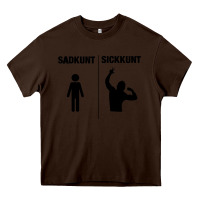 Chocolate Brown zyzz sadkunt sickkunt gym bodybuilding motivational aesthetic veni vid Heavy Core Tee - lanVoArt