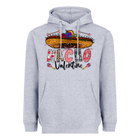 Heather Grey festive sombrero and nacho art Heavyweight Hoodie - CowhideDigitalArt