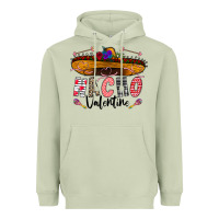 Matcha festive sombrero and nacho art Heavyweight Hoodie - CowhideDigitalArt
