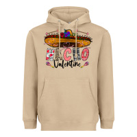 Mushroom festive sombrero and nacho art Heavyweight Hoodie - CowhideDigitalArt