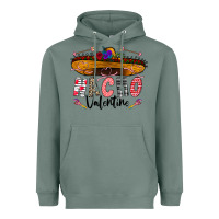 Festive Sombrero And Nacho Art Heavyweight Hoodie | Teevron