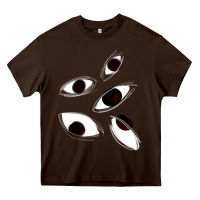 Weirdcore Staring Heavy Core Tee | Teevron