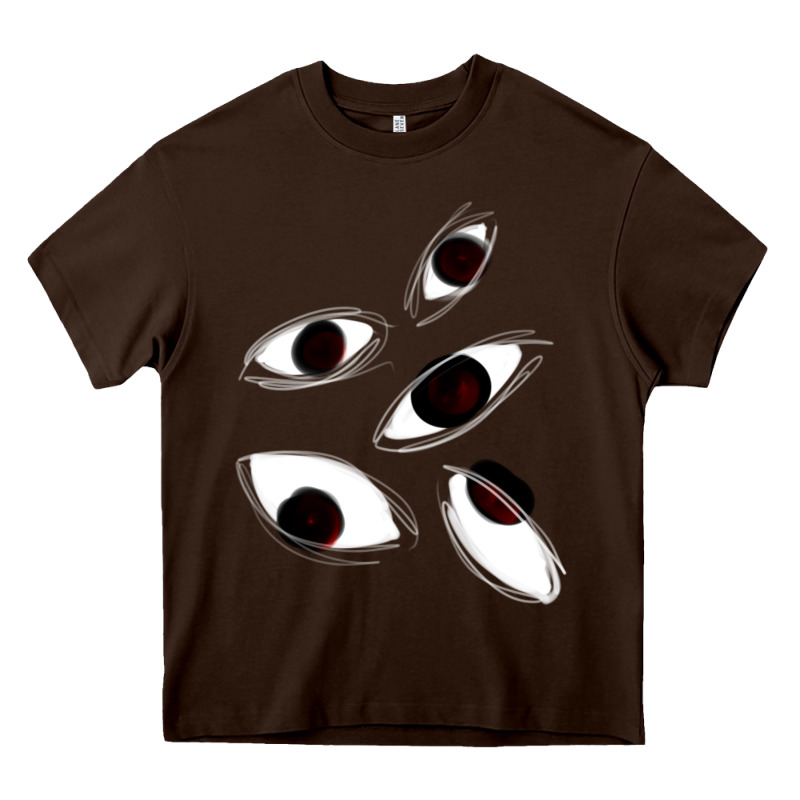 Weirdcore Staring Heavy Core Tee by lanVoArt | Teevron