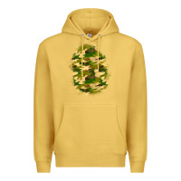 Antique Gold camouflage patch 4 Premium Hoodie - BundleAndBundleShop